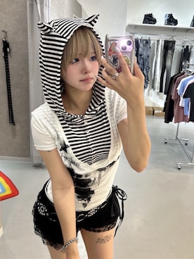 「Cest Nous（セヌー）のアイテム」を使った、Never mind the XU / Chikashitsu+さん（レディース・153cm）の秋コーディネート
