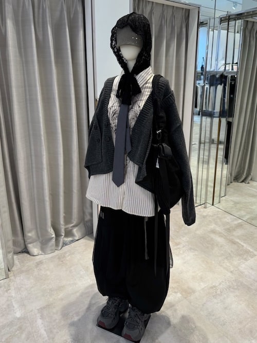 【新品未使用】Northern Watters Knitwear バラクラバ nmtc +】lace balaclava / 【エヌエムティーシープラス】レース