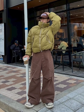 Never mind the XU / Chikashitsu+さん（メンズ・178cm）の冬コーディネート