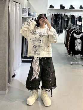 Never mind the XU / Chikashitsu+さん（レディース・165cm）の冬コーディネート