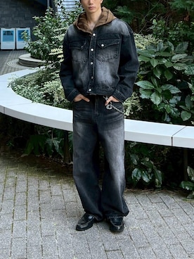 Never mind the XU / Chikashitsu+さん（メンズ・178cm）の冬コーディネート