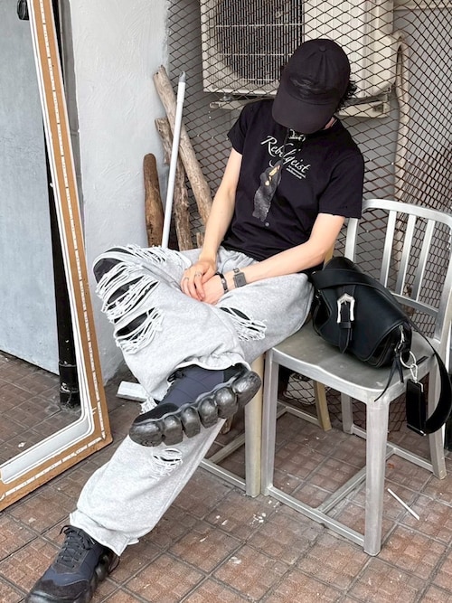 keshi スウェットパンツ サイドフリルスウェットパンツ | ファッション通販サイト NUGU