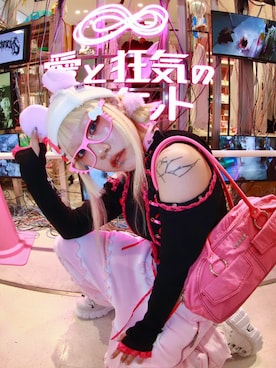 Never mind the XU / Chikashitsu+さん（レディース・160cm）の夏コーディネート