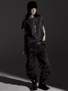 Never mind the XU / Chikashitsu+さん（レディース・162cm）の冬コーディネート