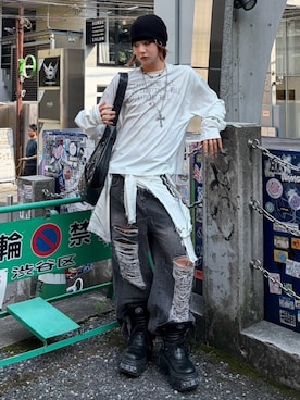 Never mind the XU / Chikashitsu+さんのコーディネート