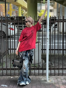 Never mind the XU / Chikashitsu+さん（メンズ・178cm）の夏コーディネート