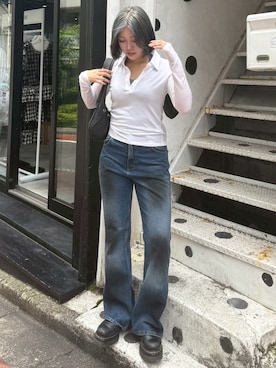 Never mind the XU / Chikashitsu+さん(レディース・164cm)の夏コーディネート