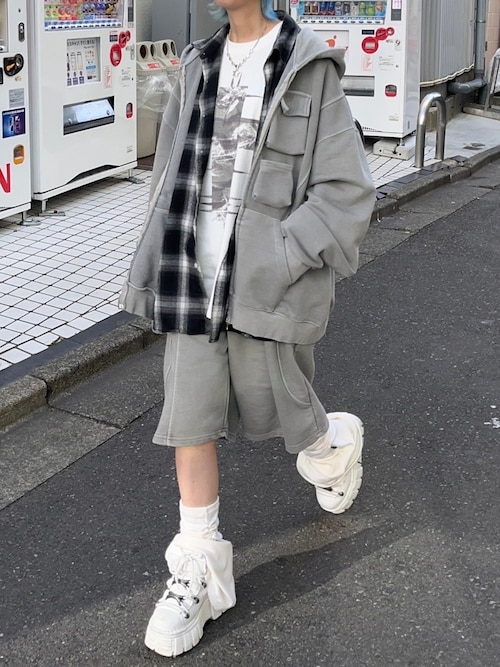 XU design pigment pantsピグメントスウェットパンツ XU】set up design pigment pants / 【エックスユー