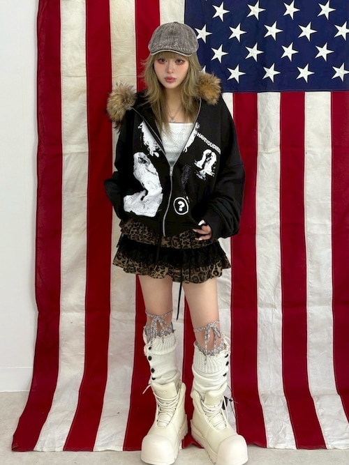 はふ様 購入待ち haveyoudiedbefore?】Mycelium V3 Fur Hoodie / 【ハブユー