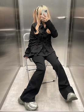 Never mind the XU / Chikashitsu+さん(レディース・152cm)の夏コーディネート