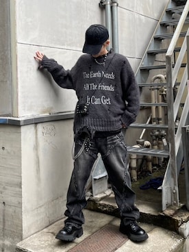 Never mind the XU / Chikashitsu+さん（メンズ・173cm）の秋コーディネート