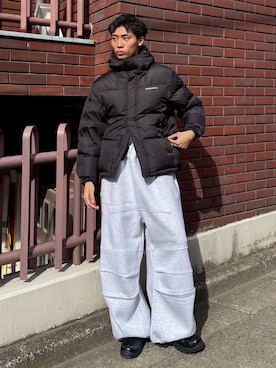 Never mind the XU / Chikashitsu+さん（メンズ・175cm）の冬コーディネート