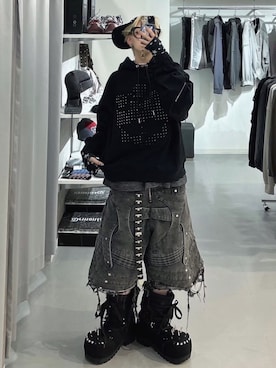 Never mind the XU / Chikashitsu+さんのコーディネート