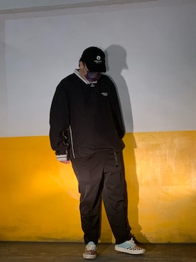 「MUJI」｜「アイテム（帽子）」を使った、OOTD Dwightさん（メンズ・176cm）の秋コーディネート