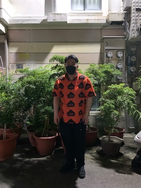「AGILITY（アジリティー）のアイテム」を使った、OOTD Dwightさん（メンズ・176cm）の夏コーディネート
