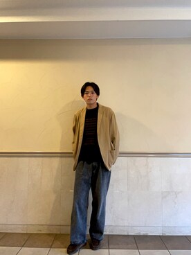 「koe（コエ）のアイテム（ジャケット/アウター）」を使った、kenさん（メンズ・174cm）の秋コーディネート