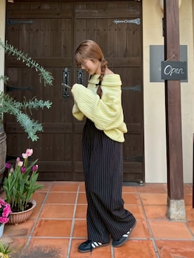 「SHAGGIE（シャギー）のアイテム」を使った、chisakiさん（レディース・156cm）の冬コーディネート