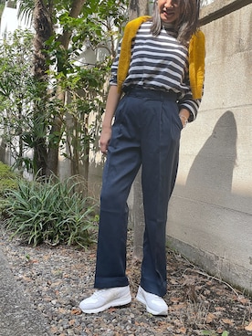 「Atlantic STARS（アトランティックスターズ）のアイテム」を使った、アトランティックスターズさん（レディース・163cm）の秋コーディネート