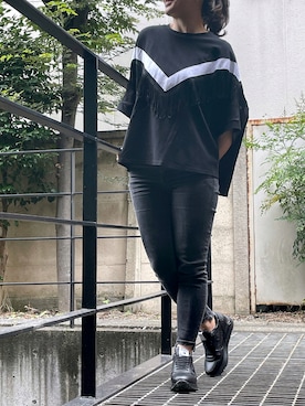 「Atlantic STARS（アトランティックスターズ）のアイテム」を使った、アトランティックスターズさん（レディース・157cm）の夏コーディネート