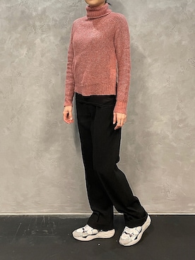 「Atlantic STARS（アトランティックスターズ）のアイテム」を使った、アトランティックスターズさん（レディース・165cm）の冬コーディネート