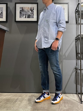 「アトランティックスターズ」｜「アイテム（トップス）」を使った、アトランティックスターズさん（メンズ・180cm）の秋コーディネート