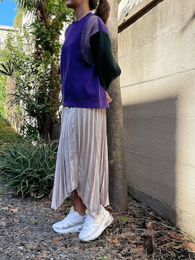 「Atlantic STARS（アトランティックスターズ）のアイテム」を使った、アトランティックスターズさん（レディース・157cm）の秋コーディネート