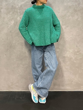 「Atlantic STARS（アトランティックスターズ）のアイテム」を使った、アトランティックスターズさん（レディース・165cm）の冬コーディネート