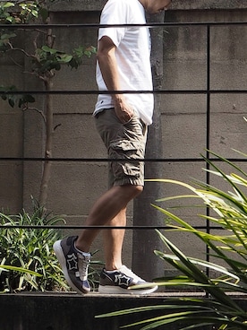 「Atlantic STARS（アトランティックスターズ）のアイテム」を使った、アトランティックスターズさん（メンズ・162cm）の夏コーディネート