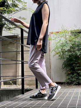 「Atlantic STARS（アトランティックスターズ）のアイテム」を使った、アトランティックスターズさん（レディース・163cm）の夏コーディネート