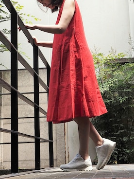 「Atlantic STARS（アトランティックスターズ）のアイテム」を使った、アトランティックスターズさん（レディース・163cm）の夏コーディネート