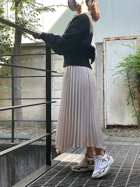 「Atlantic STARS（アトランティックスターズ）のアイテム」を使った、アトランティックスターズさん（レディース・157cm）の秋コーディネート