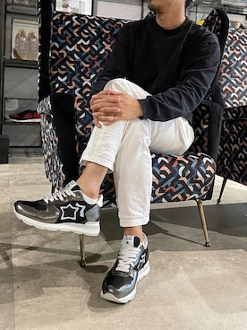 「Atlantic STARS（アトランティックスターズ）のアイテム」を使った、アトランティックスターズさん（メンズ・162cm）の秋コーディネート