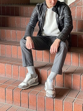 アトランティックスターズさん（メンズ・178cm）の秋コーディネート