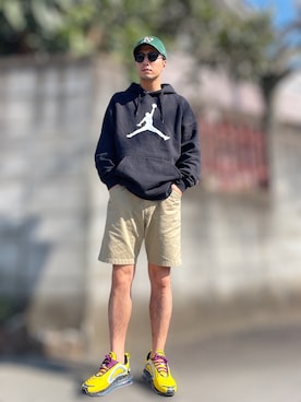 「UNDERCOVER（アンダーカバー）のアイテム」を使った、8manさん（メンズ・169cm）の春コーディネート