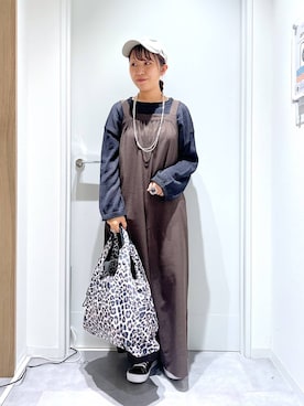 「アイテム（サロペット/オーバーオール）」を使った、manayan0602さん（レディース・158cm・30代）の夏コーディネート
