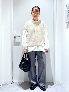 「アイテム（ローファー）」を使った、manayan0602さん（レディース・158cm・30代）の夏コーディネート