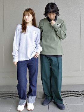 「LACOSTE（ラコステ）のアイテム」を使った、midnaitoさん（メンズ・174cm）の秋コーディネート