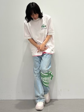 「LACOSTE（ラコステ）のアイテム」を使った、midnaitoさん（メンズ・174cm）の春コーディネート