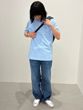 「LACOSTE（ラコステ）のアイテム」を使った、midnaitoさん（メンズ・174cm）の夏コーディネート