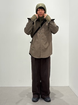 「アイテム（バックパック/リュック）」を使った、midnaitoさん（メンズ・174cm）の秋コーディネート