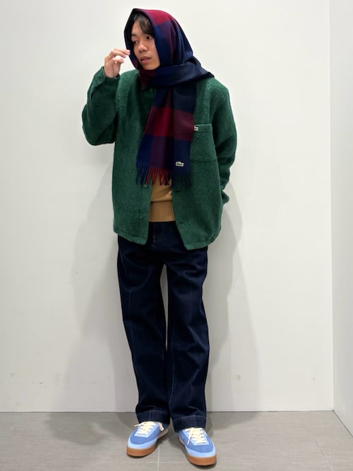 LACOSTE（ラコステ） シャツ ウールブレンドフェルトオーバーサイズ