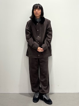 「LACOSTE（ラコステ）のアイテム（ニット/セーター）」を使った、midnaitoさん（メンズ・174cm）の秋コーディネート