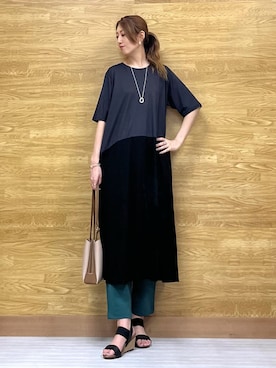 「SHOO・LA・RUE（シューラルー）のアイテム（ワンピース/ドレス）」を使った、もすさん（レディース・170cm）の夏コーディネート