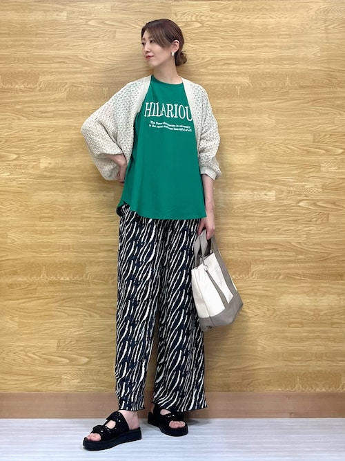 セール】リネンライク 透かし編みボレロカーディガン