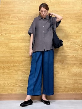「アイテム（その他シューズ）」を使った、もすさん（レディース・170cm）の秋コーディネート