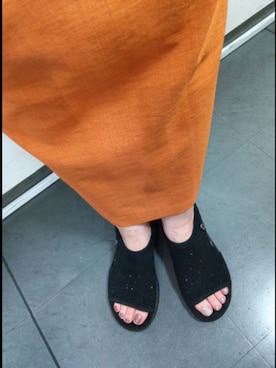 「SKECHERS（スケッチャーズ）のアイテム」を使った、parade豊洲さん（レディース・161cm）の春コーディネート