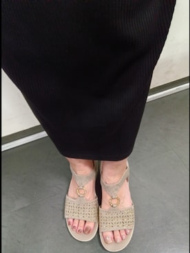 「SKECHERS（スケッチャーズ）のアイテム」を使った、parade豊洲さん（レディース・161cm）の春コーディネート