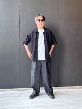 「MONKEY TIME（モンキータイム）のアイテム」を使った、Ohnariさん（メンズ・170cm）の夏コーディネート