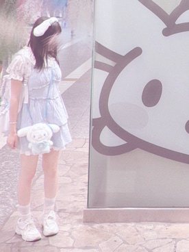 「アイテム（ワンピース/ドレス）」を使った、yuzzzutoutoさん（レディース・149cm・10代）の夏コーディネート
