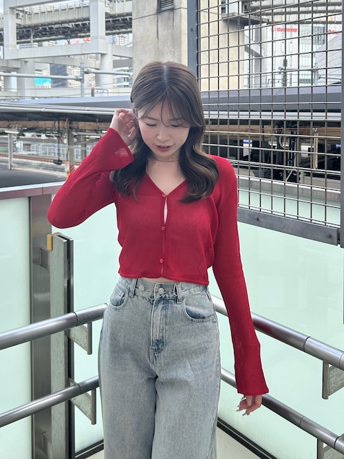 RED VALENTINO ボレロ カーディガン RED VALENTINO(レッドヴァレンティノ) カーディガン(レディース